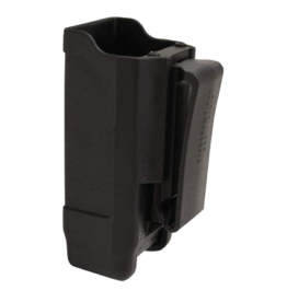 Blackhawk BLACKHAWK MAGAZINE HOLSTER, SINGLE, DOUBLE STACK, 410600PBK, MATTE, BLACK