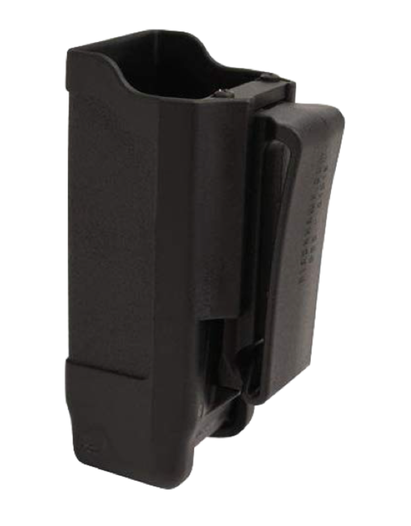 Blackhawk BLACKHAWK MAGAZINE HOLSTER, SINGLE, DOUBLE STACK, 410600PBK, MATTE, BLACK