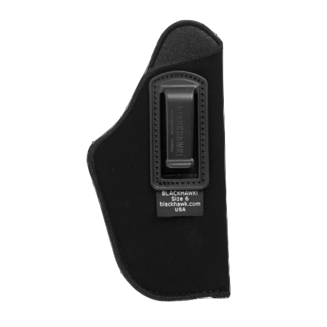 BLACKHAWK INSIDE THE PANTS HOLSTER, 73IP06BK-R, SIZE 06 (3.75-4.5