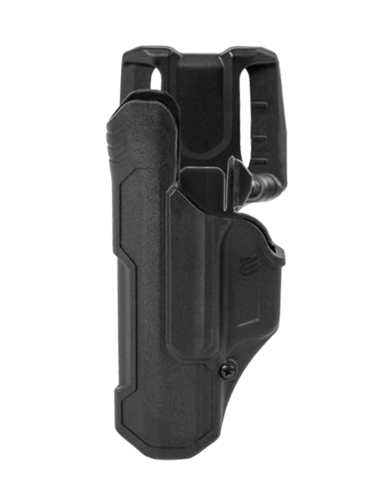 Blackhawk BLACKHAWK T-SERIES L2D HOLSTER, FOR GLOCK 17 / 19 / 22 / 23 / 45, LEFT HAND, BLACK, LEVEL 2 RETENTION