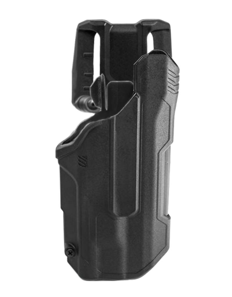 Blackhawk BLACKHAWK T-SERIES L2D HOLSTER, FOR GLOCK 17 / 19 / 22 / 23 / 45, TLR-1 / TLR-2, RIGHT HAND, BLACK, LEVEL 2 RETENTION