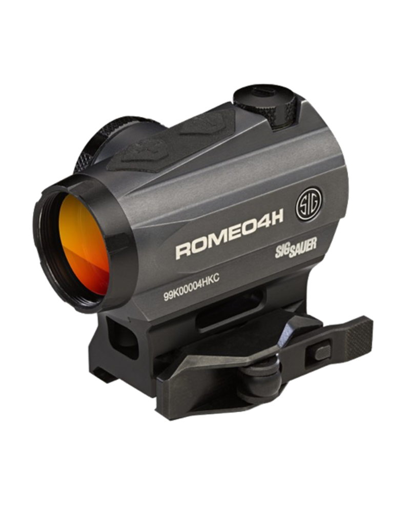 Sig Sauer SIG SAUER OPTIC, #SOR43011, ROMEO 4H, RED DOT SIGHT, BALLISTIC CIRLCE DOT, #SOR43011, SIDE BATTERY, .5 MOA ADJ, TORX & QR MOUNTS