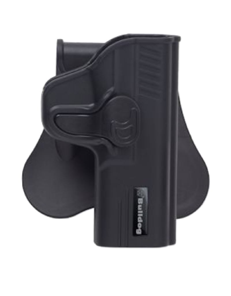 Bulldog BULLDOG POLYMER HOLSTER, FITS GLOCK 26/27, PADDLE, RIGHT HAND