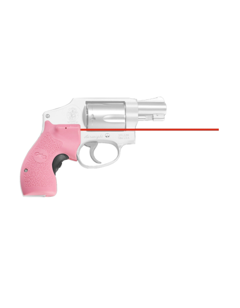 Crimson Trace CRIMSON TRACE GRIP LASER, LG-105P, S&W J FRAME, ROUND BUTT, PINK