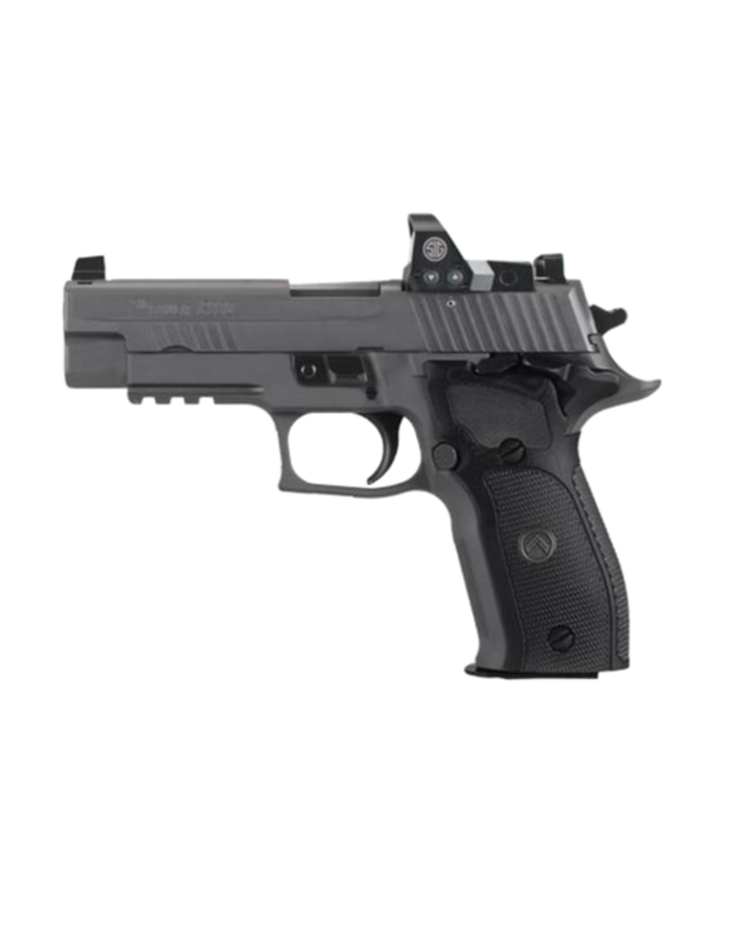 Sig Sauer SIG SAUER P226, #E26R-9-LEGION-SAO-RXP, 9MM, 4.4IN, LEGION, GRAY , SAO, X-RAY 3, BLACK G10 GRIP, (3) 15RD STEEL MAG, ROMEO1PRO