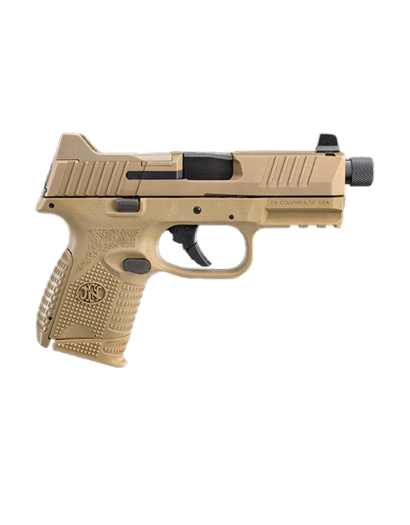 FNH FN 509 COMPACT TACTICAL FDE, #66-100780, 9MM, THREADED BARREL, OPTIC READY