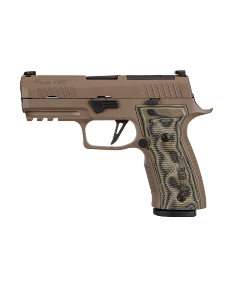 Sig Sauer SIG SAUER P320 SCORPION AXG, 320AXGCA-­9­-CW-­SCPN­-R2, 9MM, 3.9", FDE, ALUMINUM FRAME