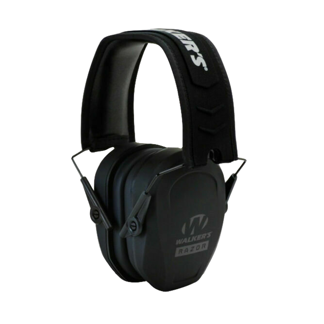 WALKER RAZOR SLIM PASSIVE EAR MUFFS, GWPRSMPAS, BLACK BH Police Supply