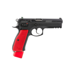 CZ CZ 75 SP-01 COMPETITION, #91206, 9MM, 21RD MAGAZINE, RED ALUMINUM GRIPS