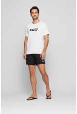 BOSS BRANDED FLIP-FLOPS WITH STRUCTURED STRAPS