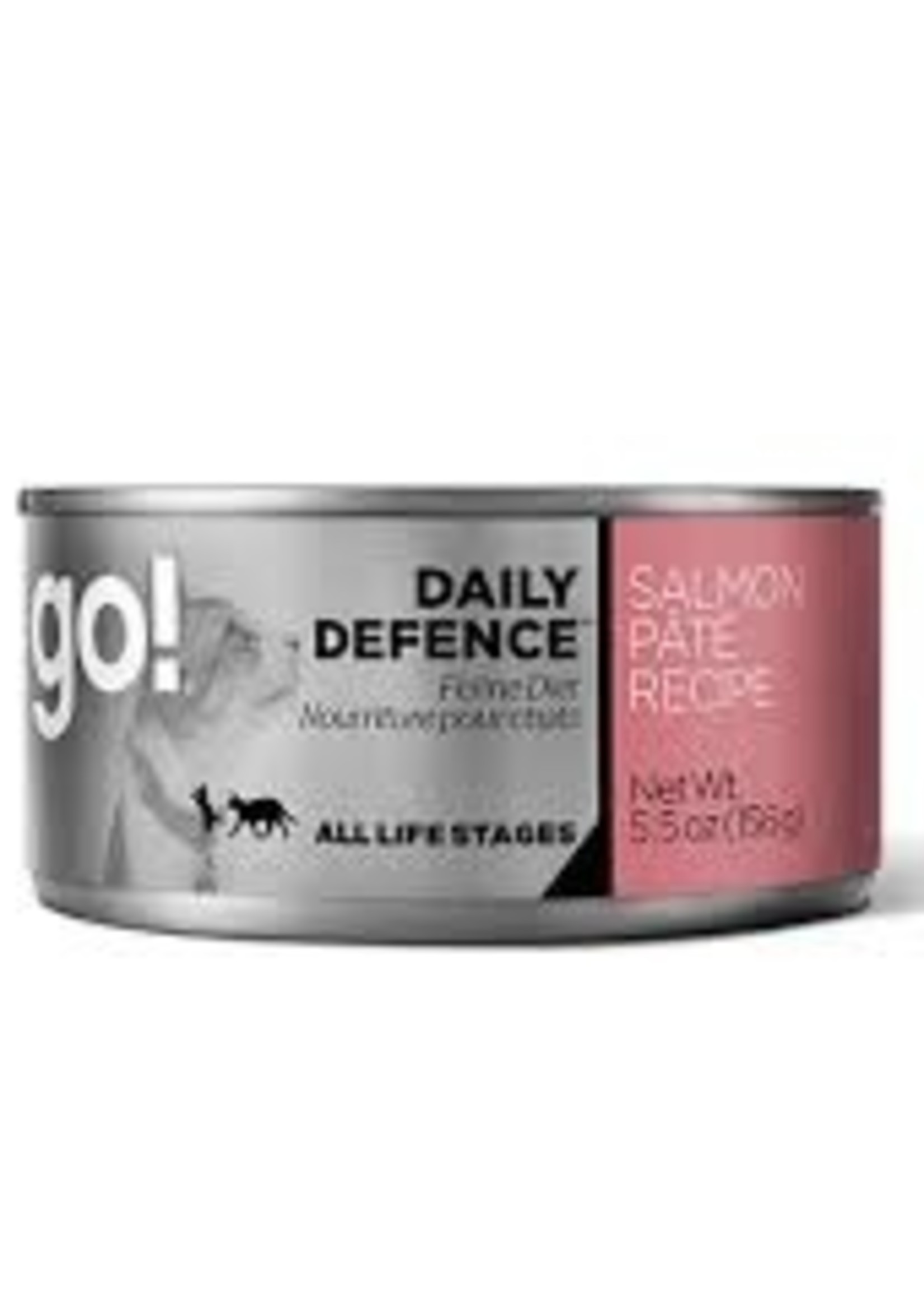 Petcurean Go Daily Defence Cat Salmon Pate Can 5.5oz