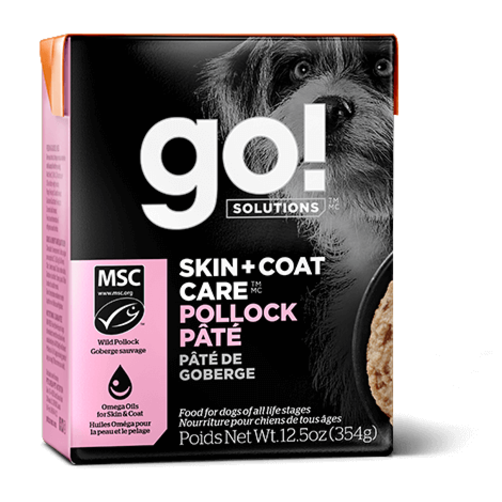 Go! Solutions GO! Dog Skin & Coat Pollock Pate Dog 12.5oz