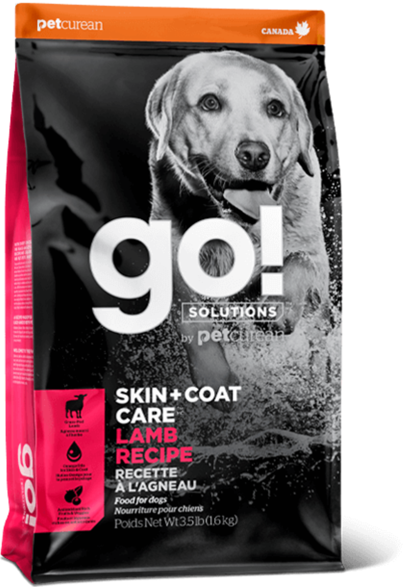 Go! Solutions GO! Dog Skin & Coat Lamb with Grains 3.5lb