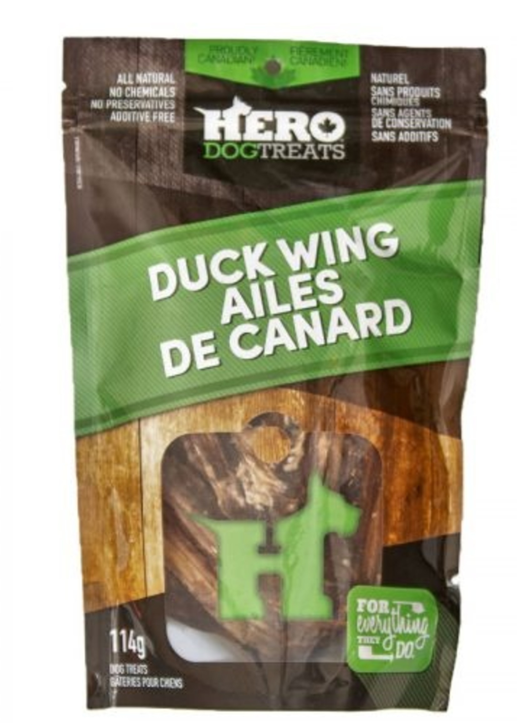 Hero Dehydrated Duck Wings 114g