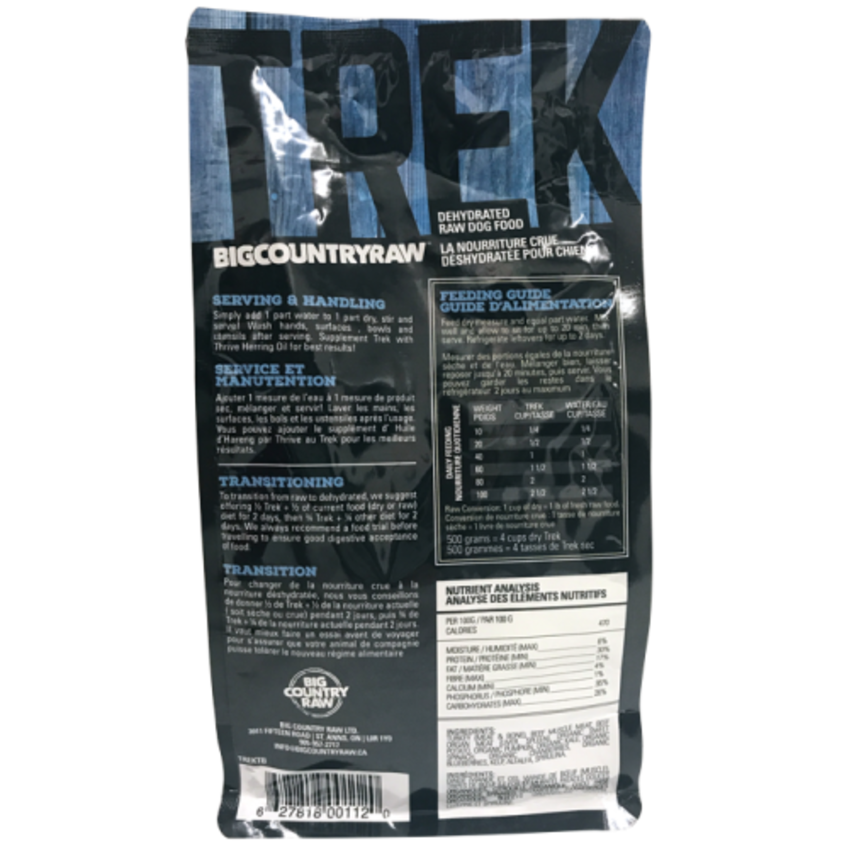 Big Country Raw Big Country Raw Trek Turkey Beef 500g