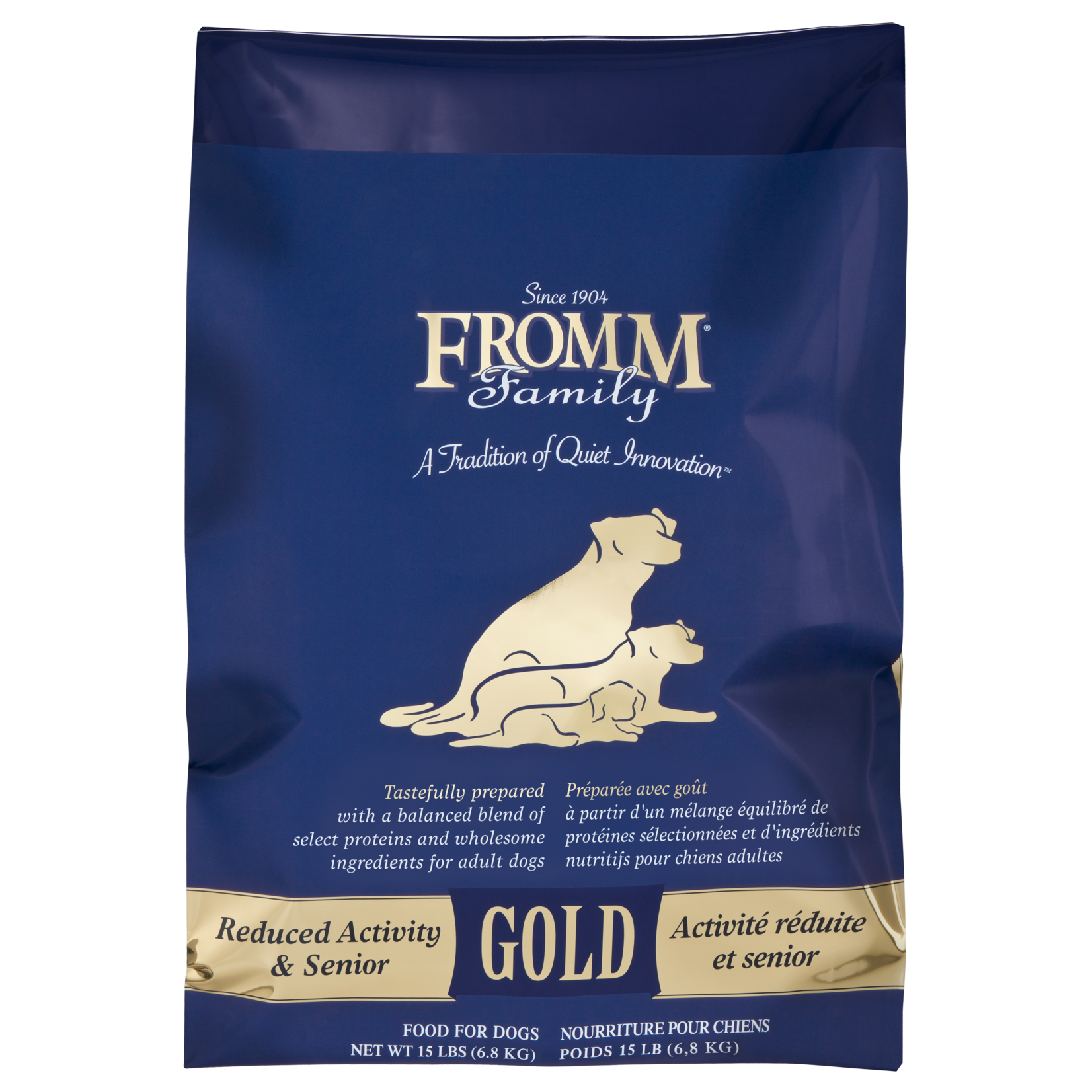 FROMM® Fromm Dog Gold Senior 15lb Dark Blue