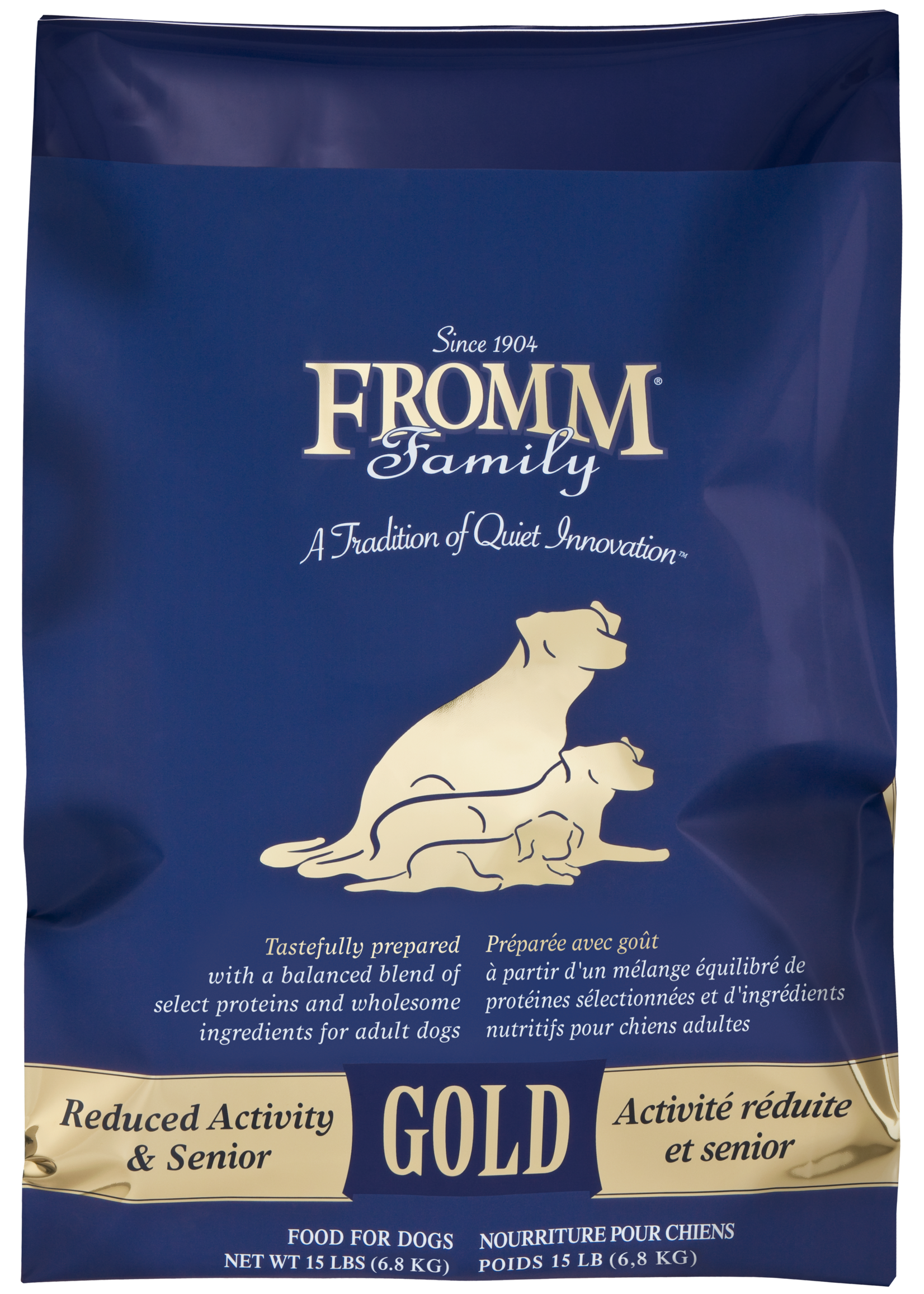 FROMM® Fromm Dog Gold Senior 15lb Dark Blue