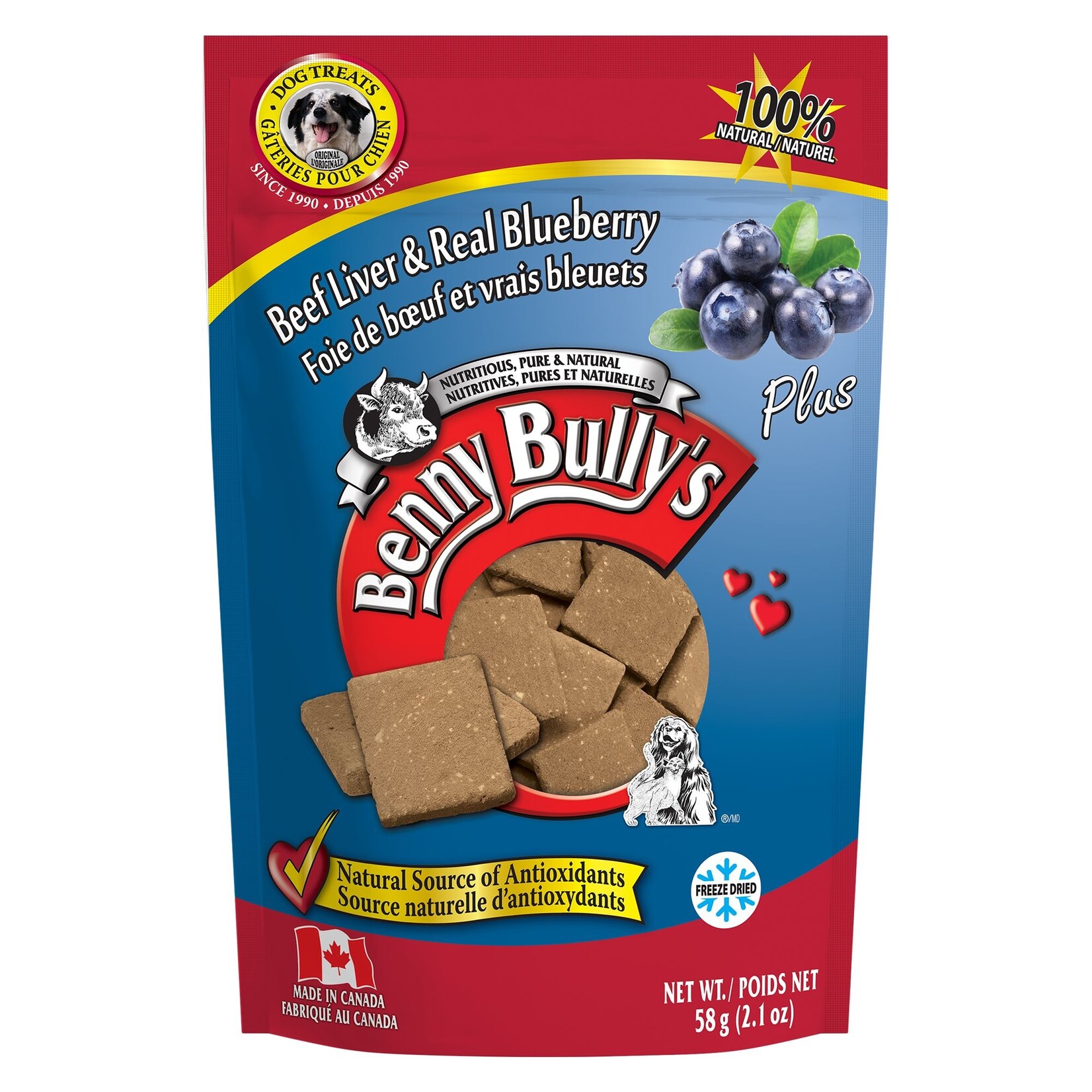 Benny Bully Liver Blueberry 58g