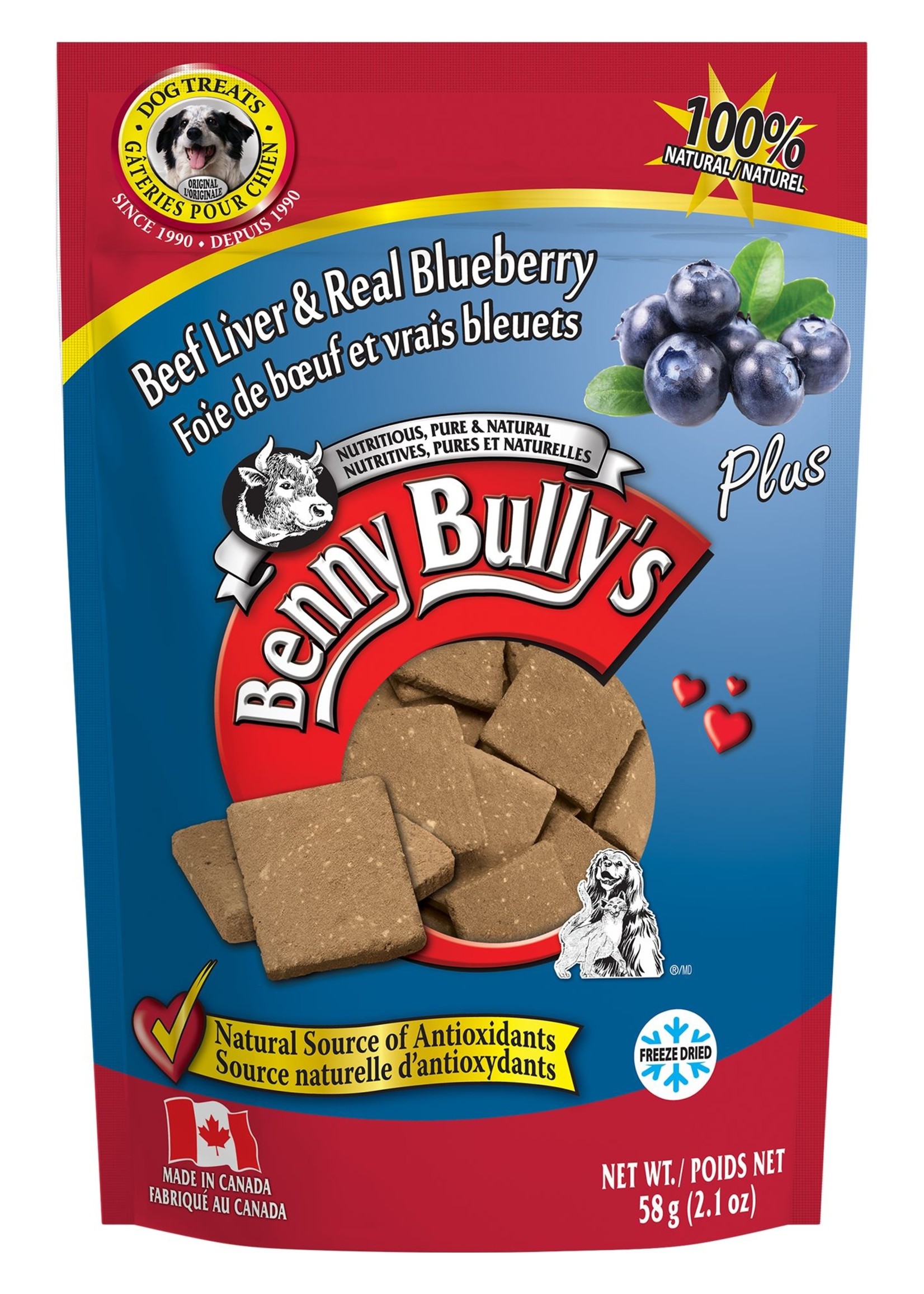 Benny Bully Liver Blueberry 58g