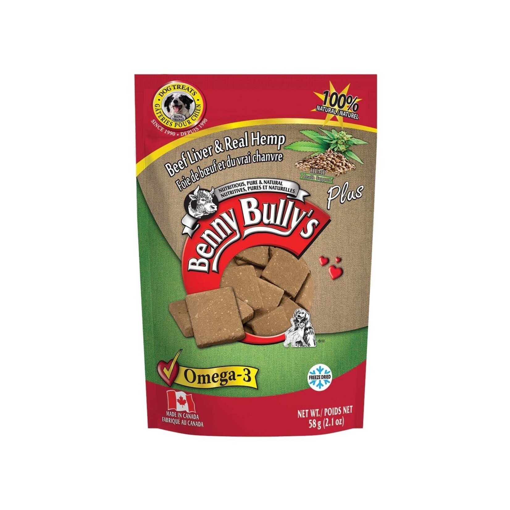 Benny Bullys Liver Plus Hemp 58g