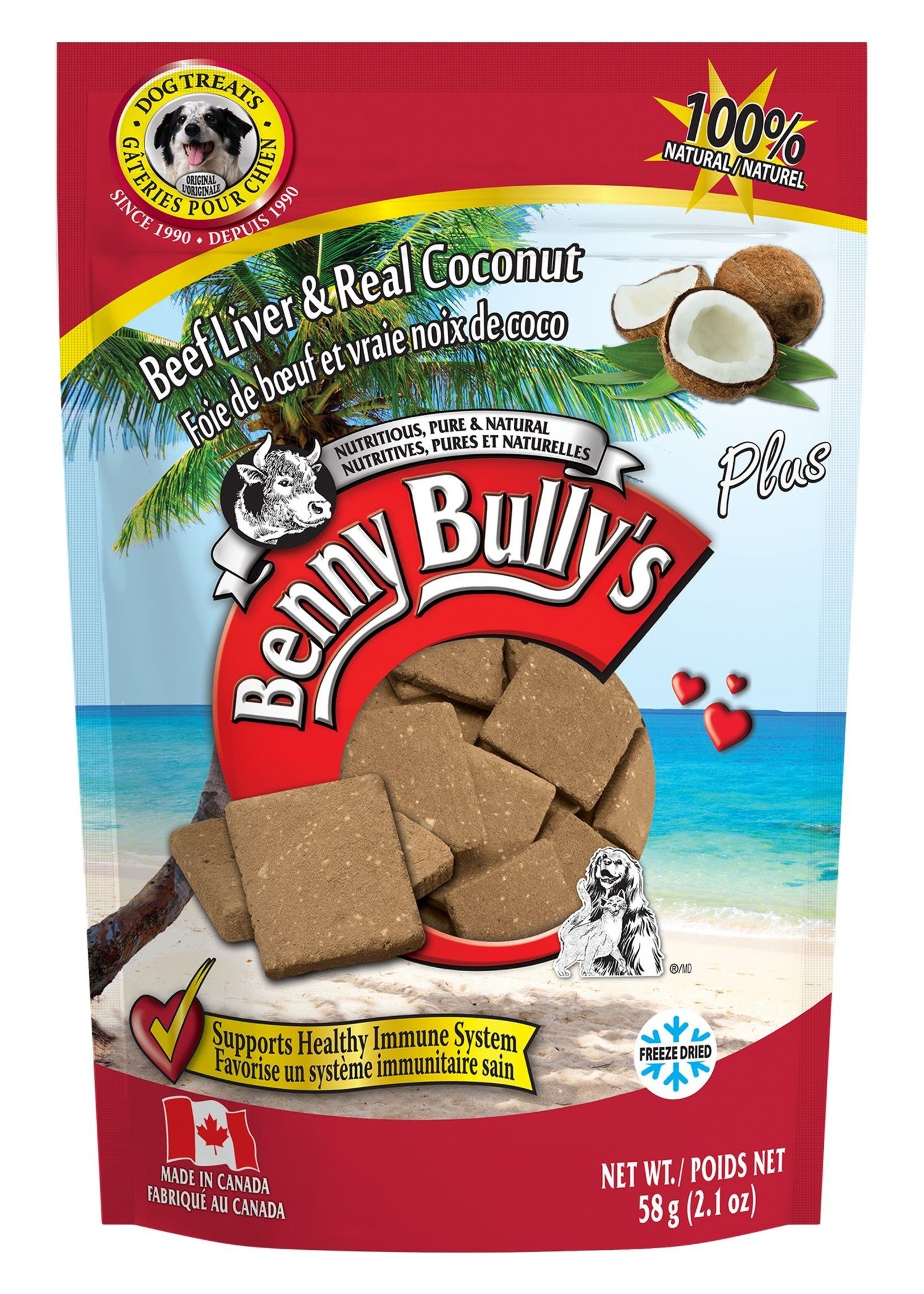 Benny Bullys Plus Coconut 58g