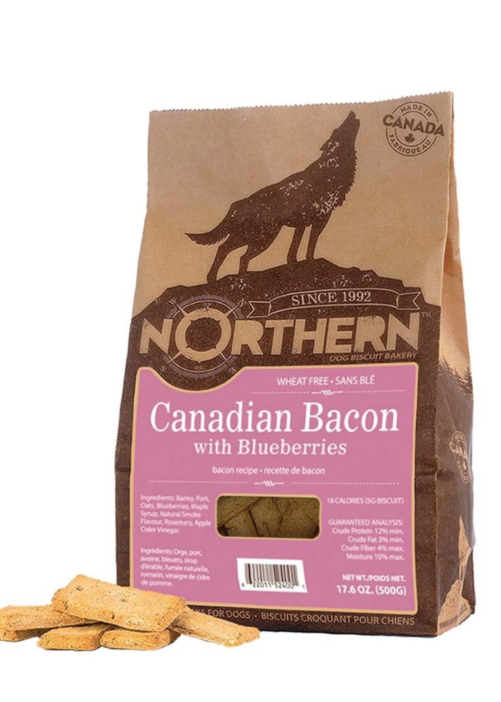 Northern Northern Biscuit Canadian Bacon & Blueberries  500g