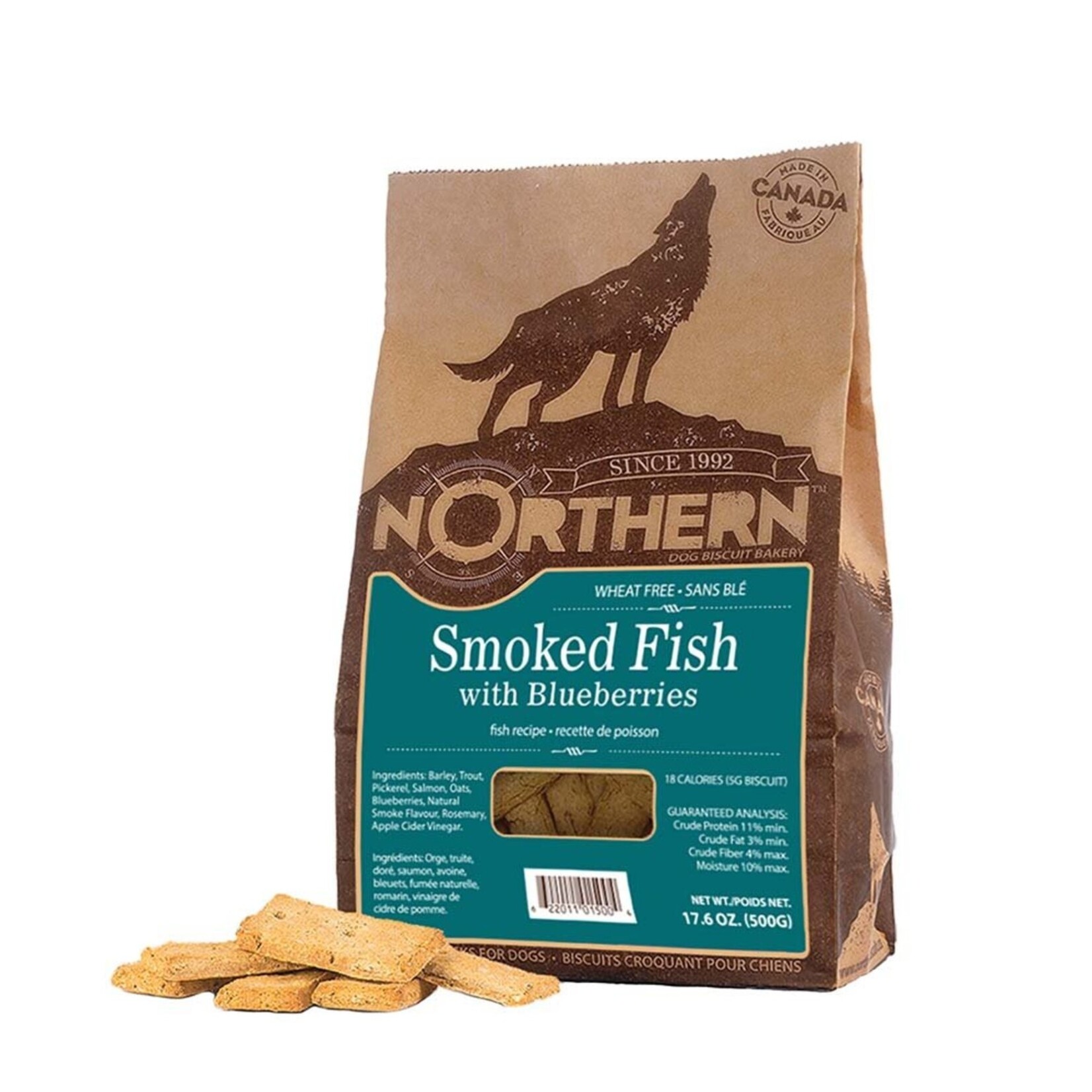 Northern Northern Biscuit Smoked Fish with Blueberries 500g Single