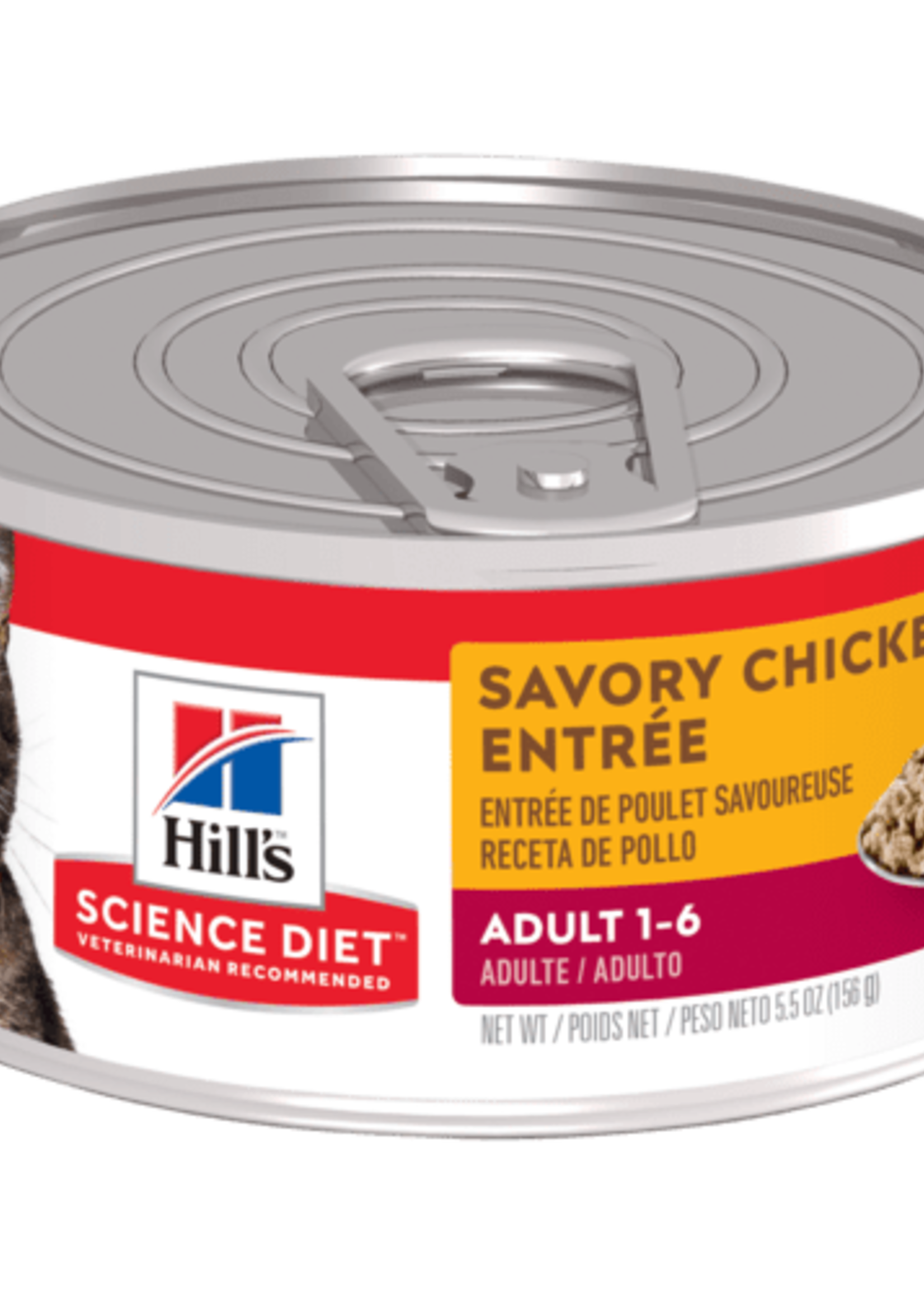Hill's Science Diet Hill's Science Diet Feline Can Savory Chicken Entree 1-6 156g