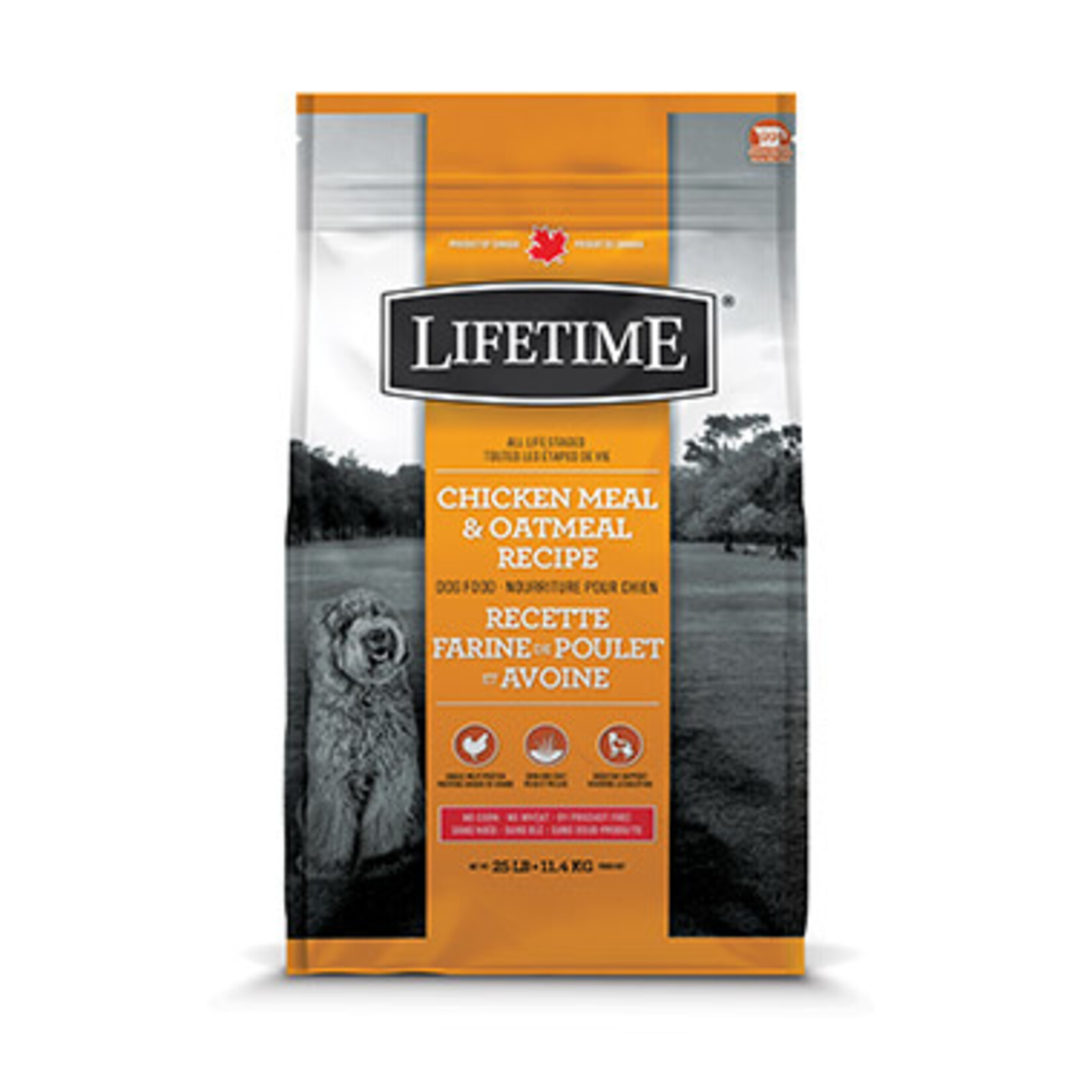 Lifetime Lifetime Dog Chicken & Oatmeal  11.4kg
