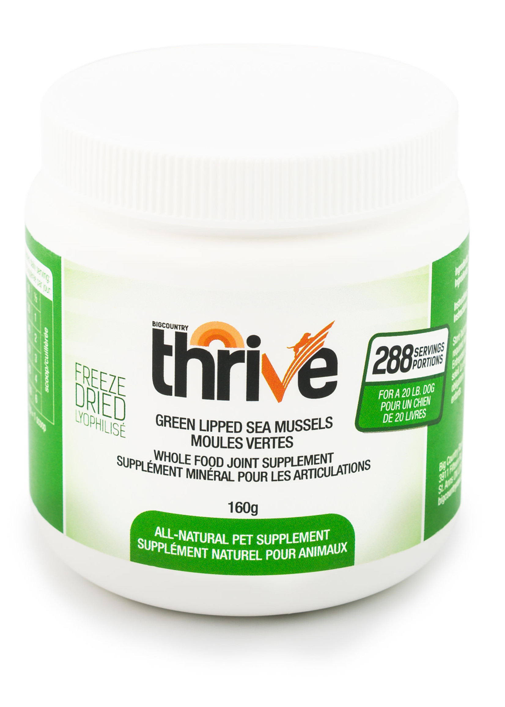 Thrive Thrive  Green Lipped Mussels 160g