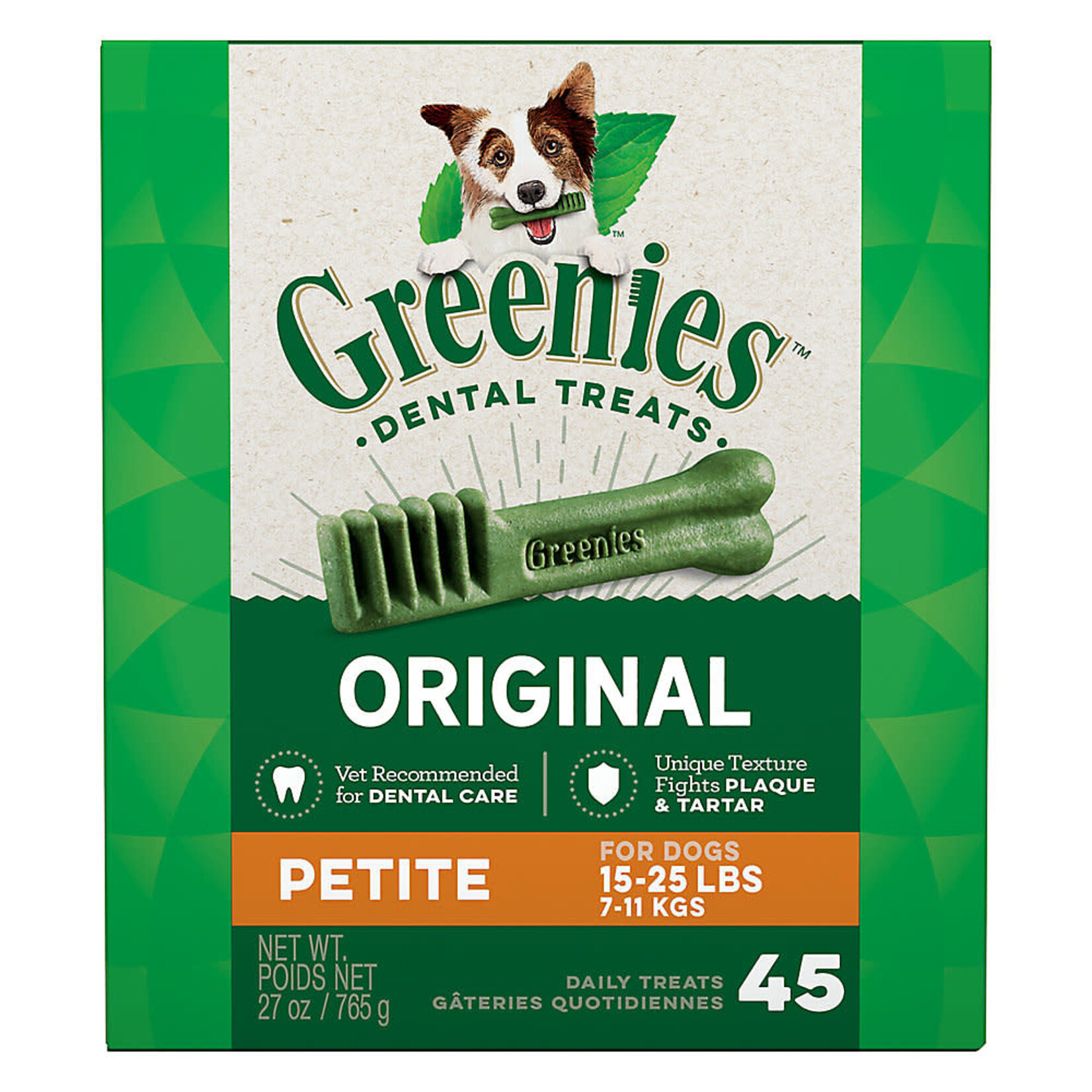 Greenies Greenies Canine Original Treat Tub Pak-Petite 27 oz.