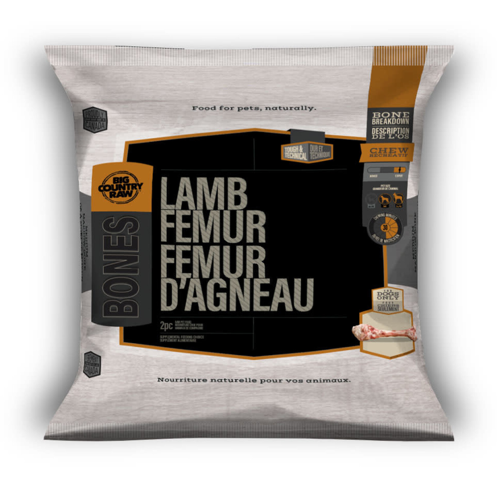 Big Country Raw Big Country Raw Lamb Femur 2 pieces