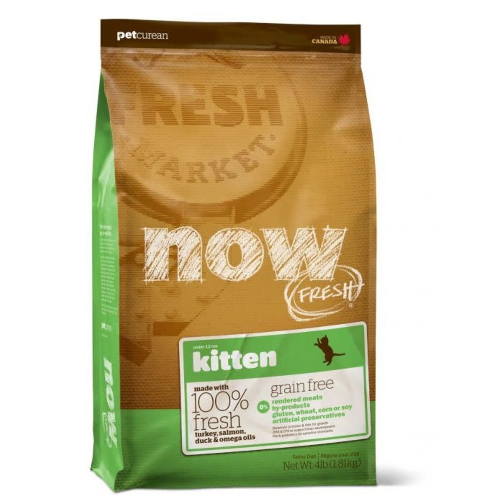 Now Fresh Now Fresh Grain Free Kitten Turkey Salmon Duck 8lbs