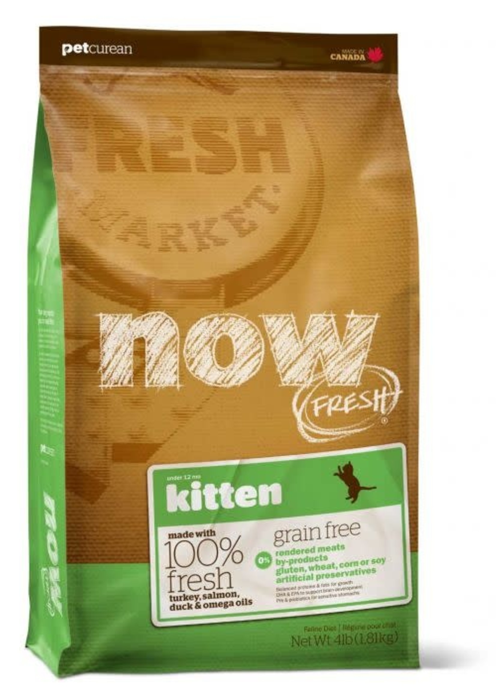 Now Fresh Now Fresh Grain Free Kitten Turkey Salmon Duck 8lbs