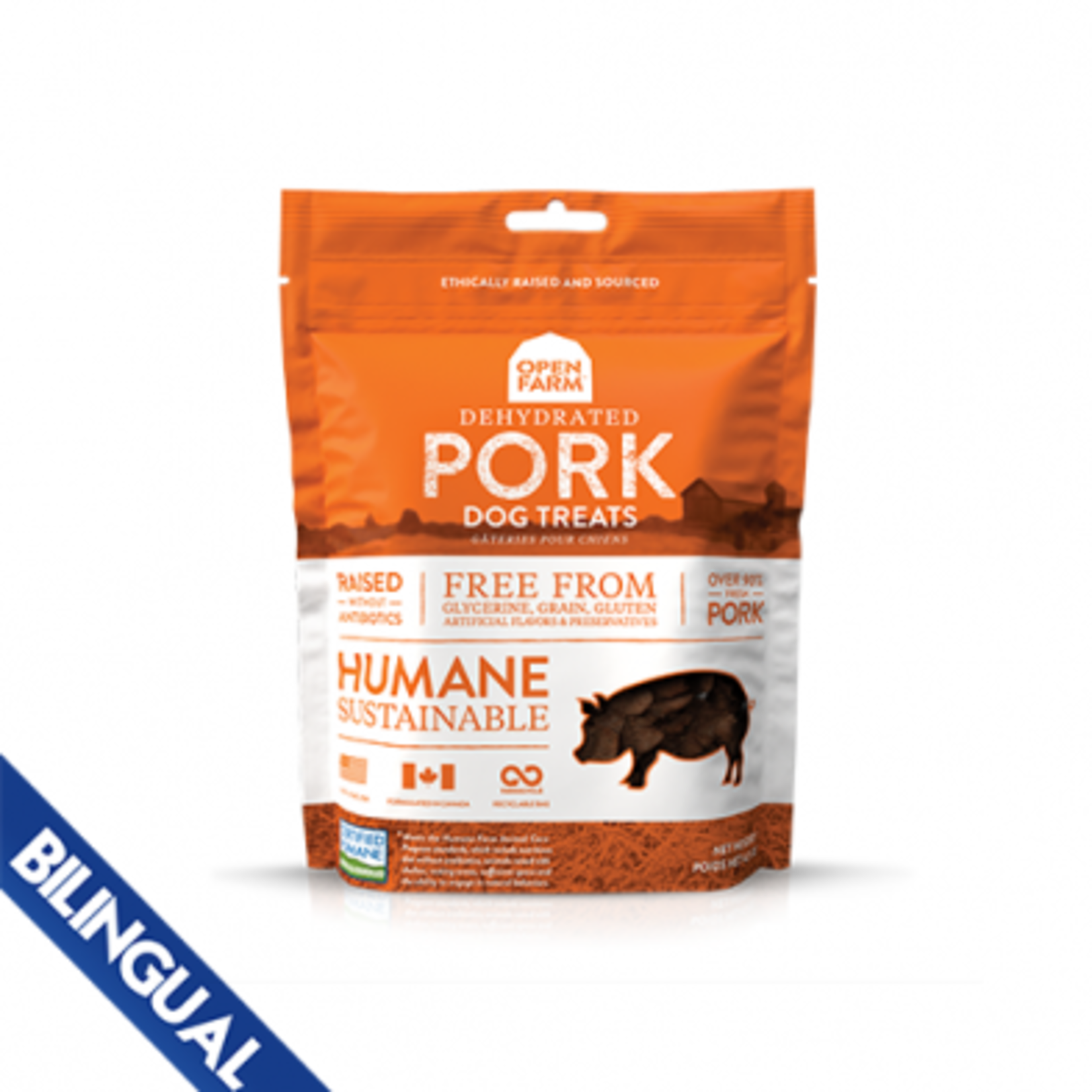 Open Farm Open Farm Dehydrated Pork Dog Treat 4.5oz