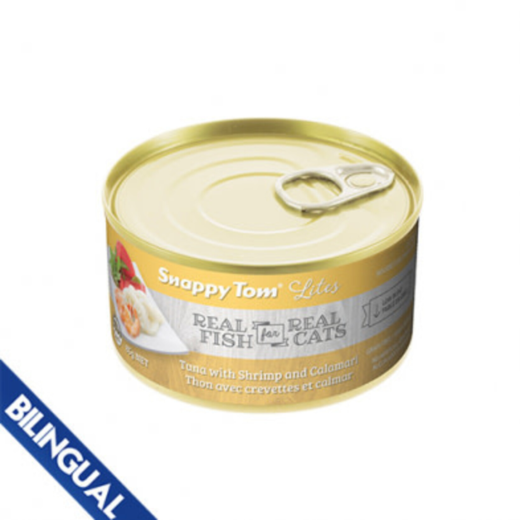 Snappy Tom Snappy Tom Lites Tuna with Shrimp and Calamari 5.5oz