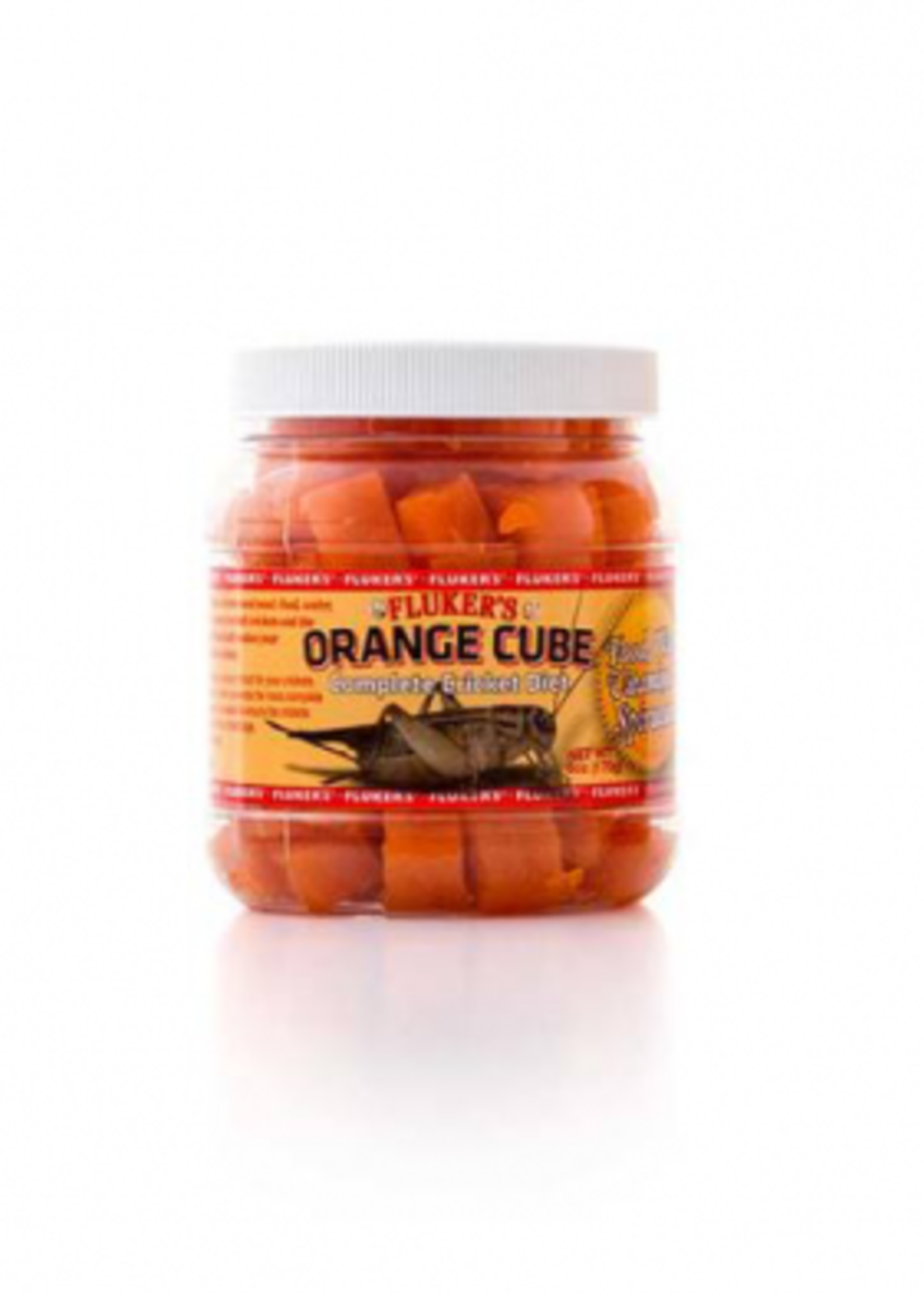 Flukers Orange Cube-Complete Cricket  Diet 6oz.