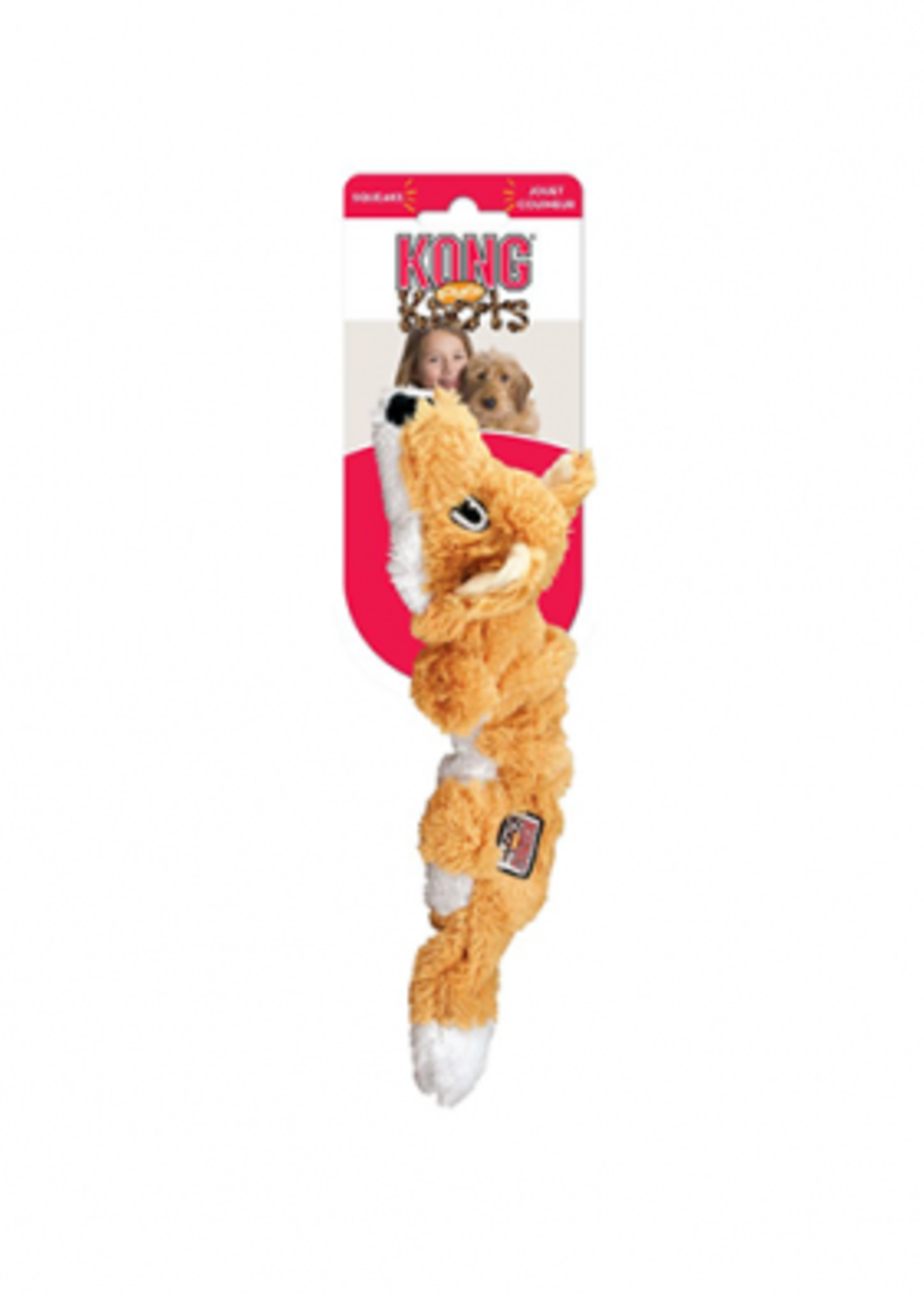 Kong® Kong Scrunch Knots Fox sm/med