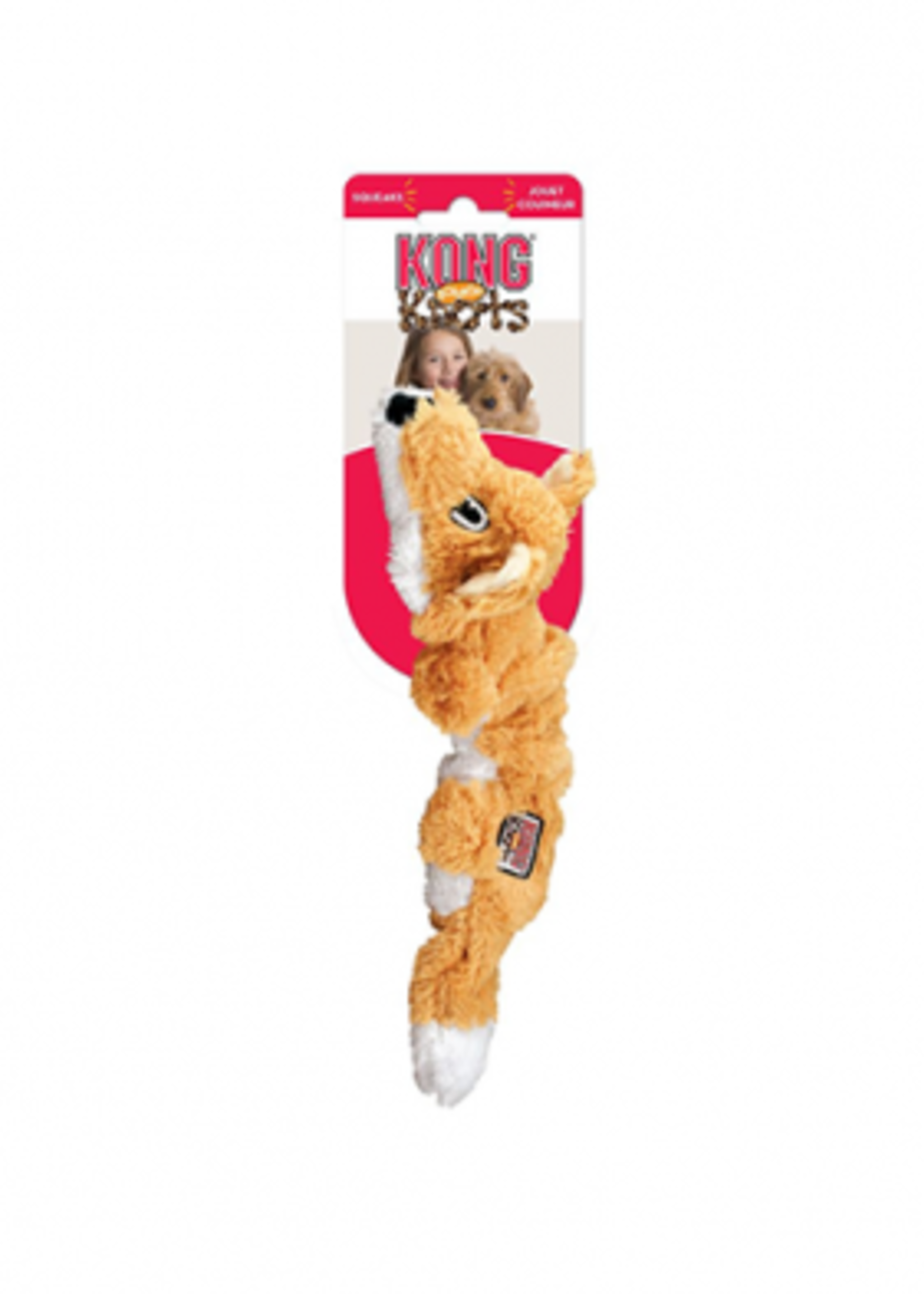 Kong® Kong Scrunch Knots Fox Small/Medium