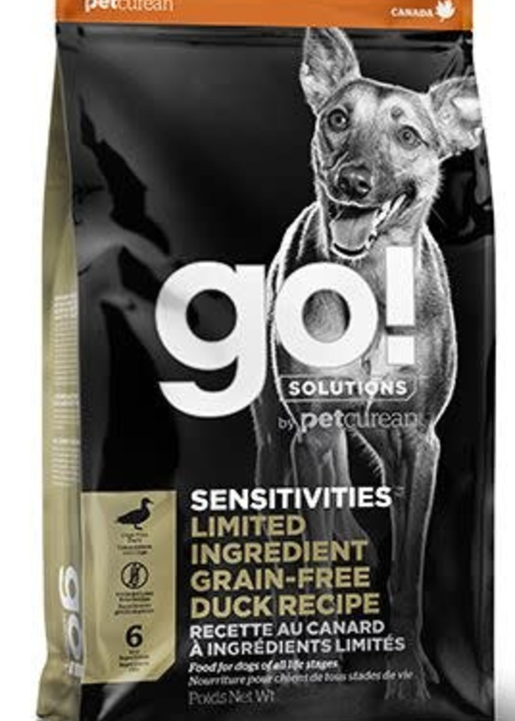 Go! Solutions GO! Dog Sensitivities LID GF Duck 22 lb