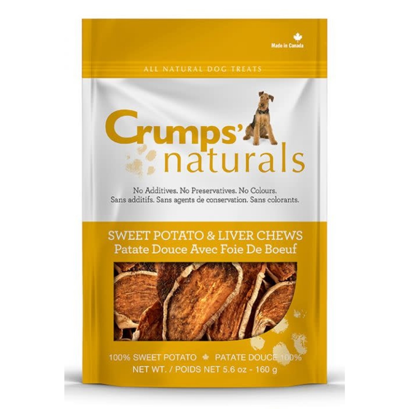 CRUMPS' NATURALS® Crumps’ Naturals Sweet Potato & Liver Chews 160g