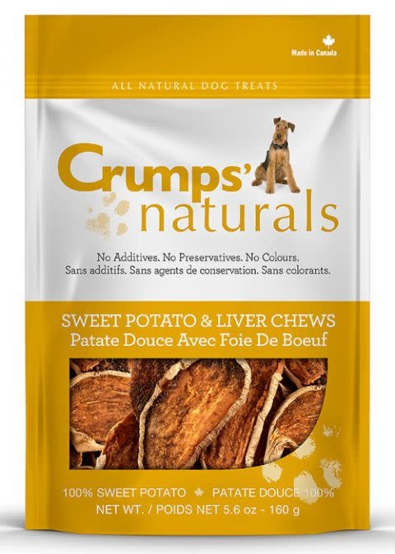 CRUMPS' NATURALS® Crumps’ Naturals Sweet Potato & Liver Chews 160g