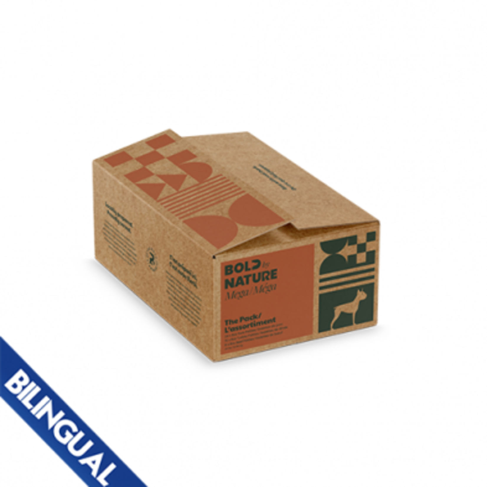 BOLD by Nature Mega Dog Raw No-Chicken 24lbs (Turkey/Beef/Pork)