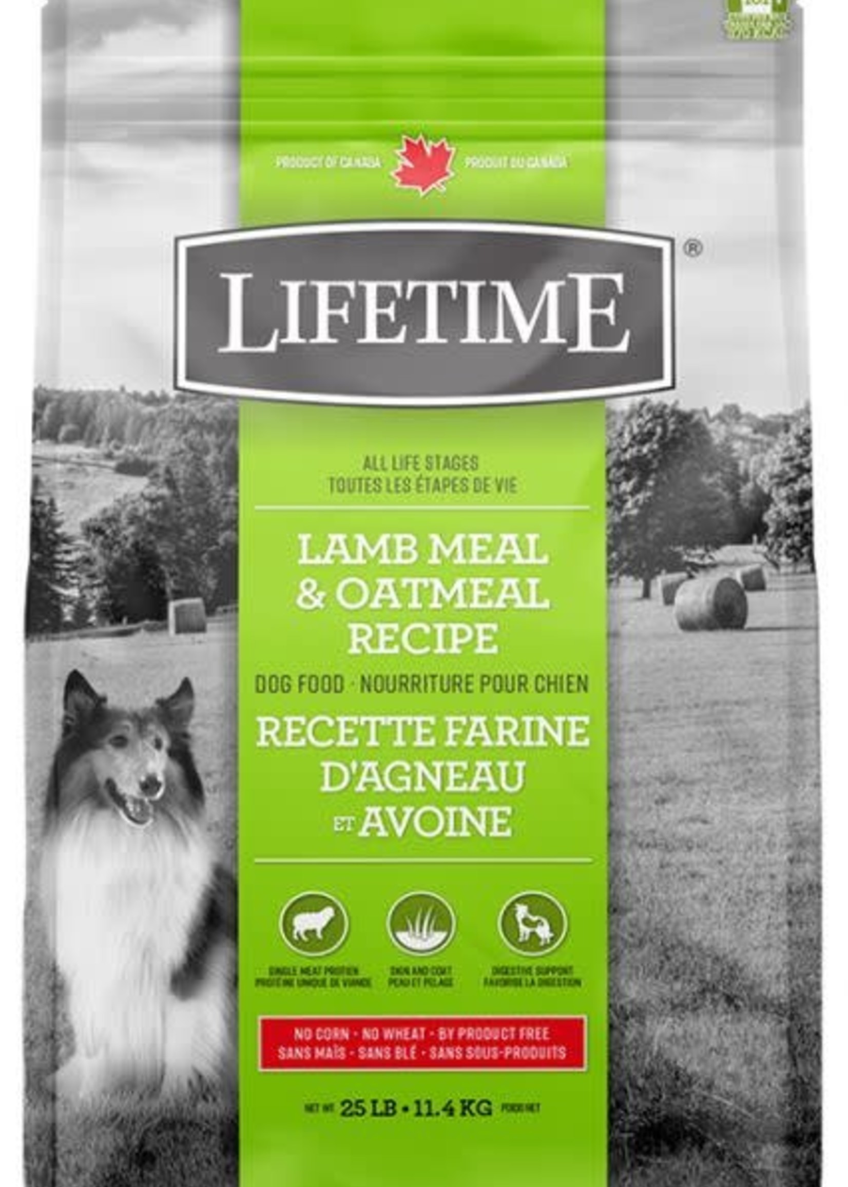 Lifetime Lifetime Dog Lamb & Oatmeal Recipe 11.4kg