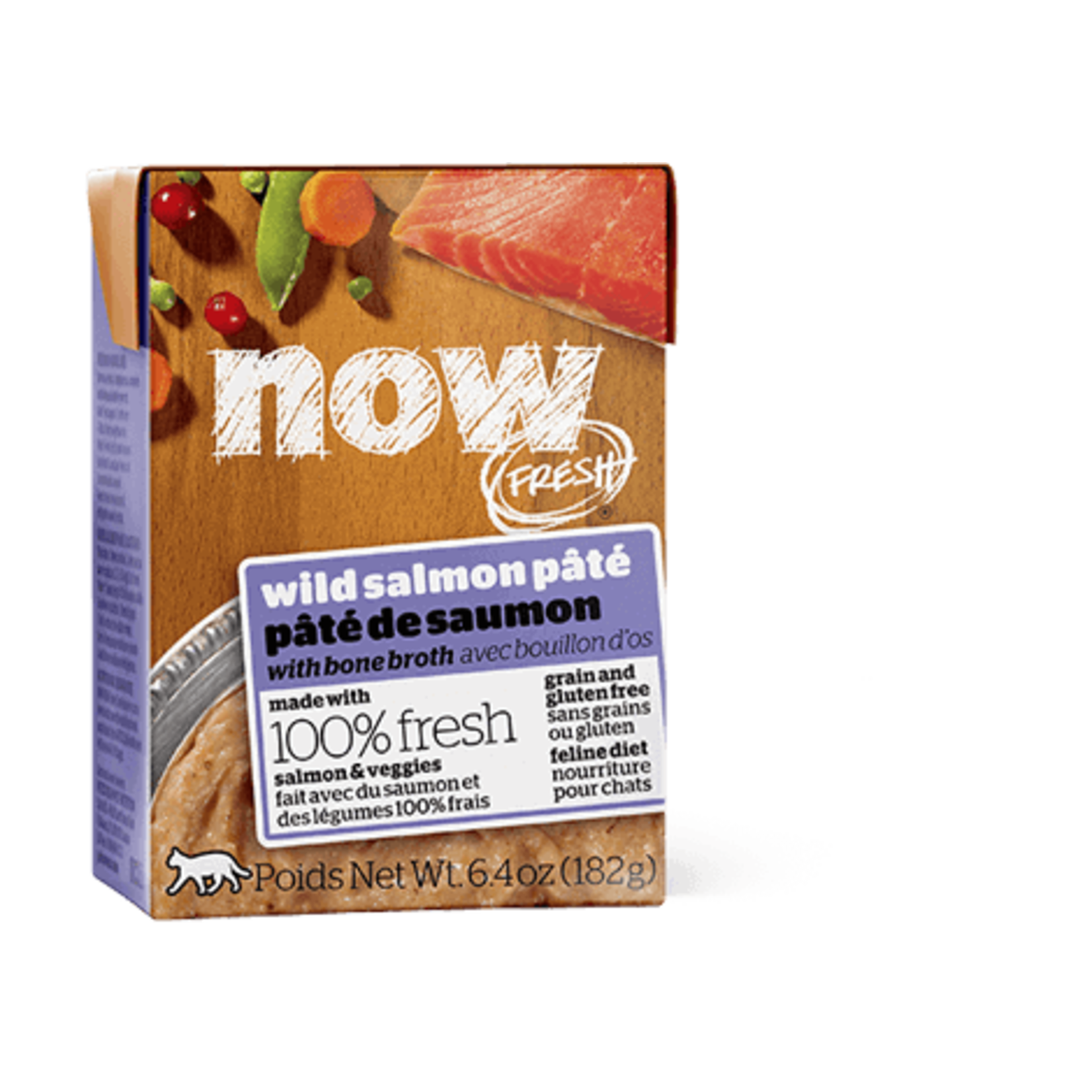 NOW Fresh Grain Free Wild Salmon Pate Cat 6.4oz