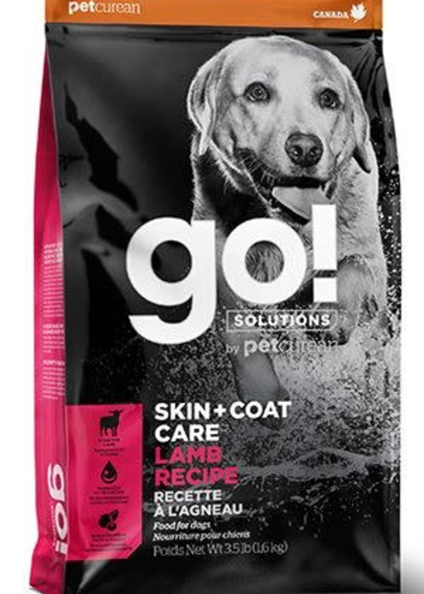 Go! Solutions GO! Dog Skin & Coat Lamb with Grains 3.5lb