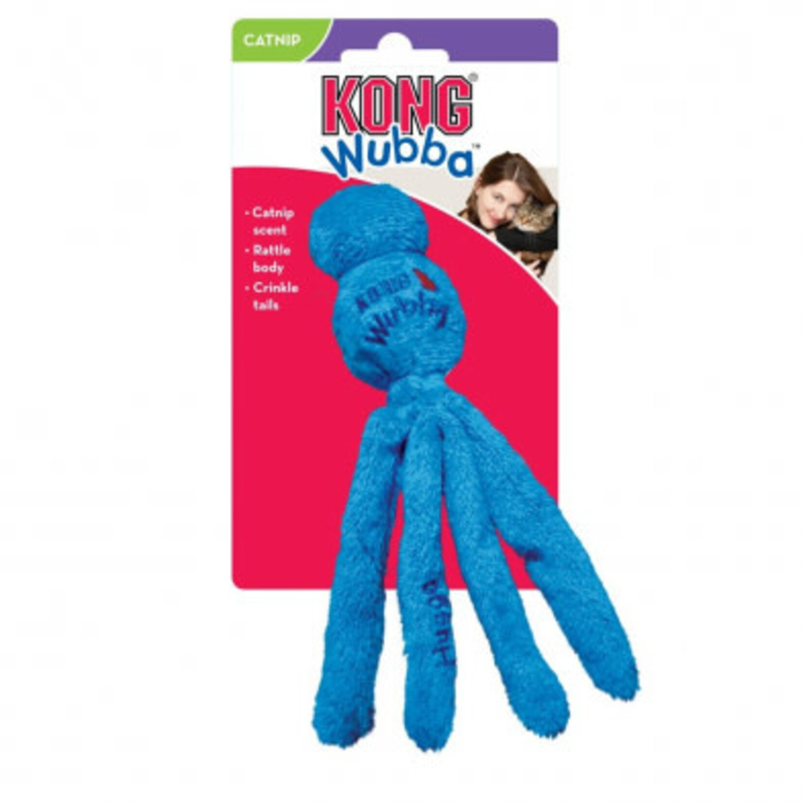 Kong® Kong Cat Wubba with Catnip (assorted colours)