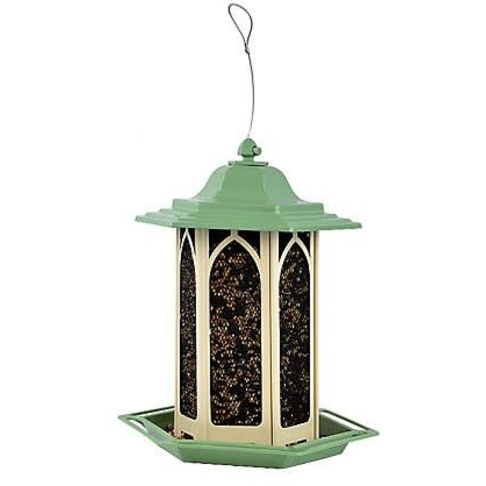 Pistachio Mesh Gazebo Bird Feeder