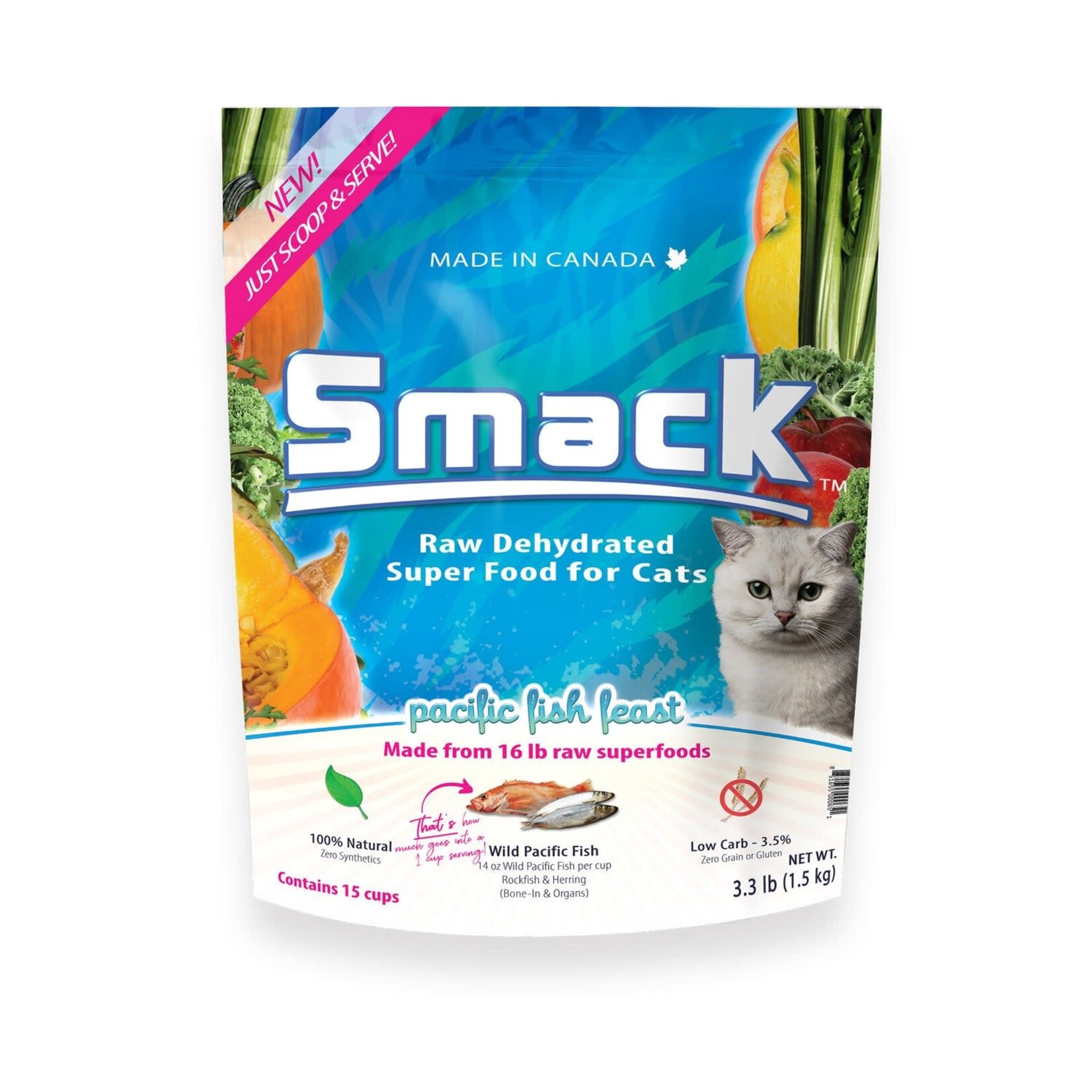 Smack Smack Pacific Fish Feast Cat 1.5kg