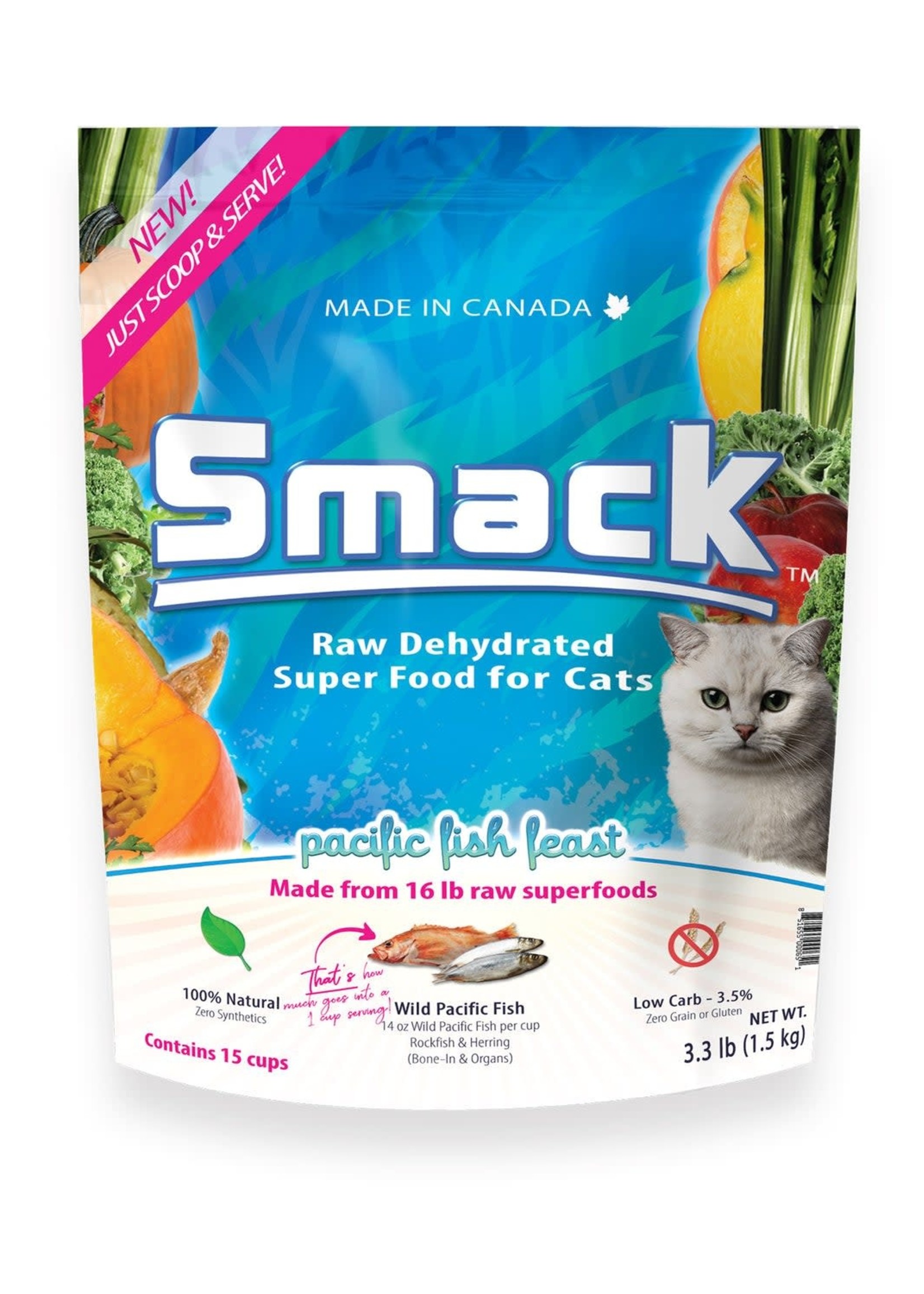 Smack Smack Pacific Fish Feast Cat 1.5kg